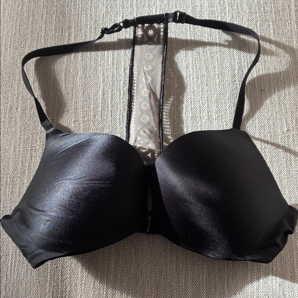 Victoria's Secret Black Padded Racerback Bra